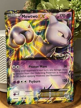 Pokémon Mewtwo EX 2016 Jumbo card, XY183, Collectible, Fan Favorite